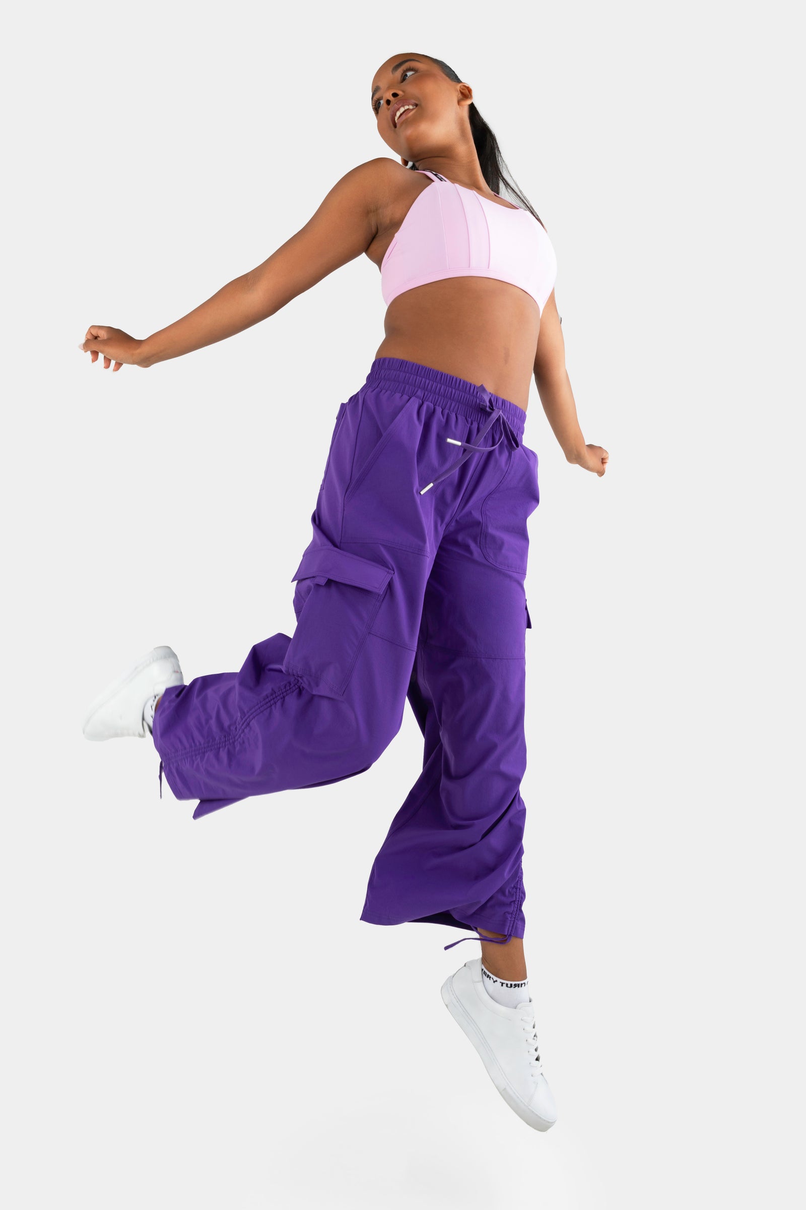 Identity Wide Leg Pant - Power Purple | Every Turn