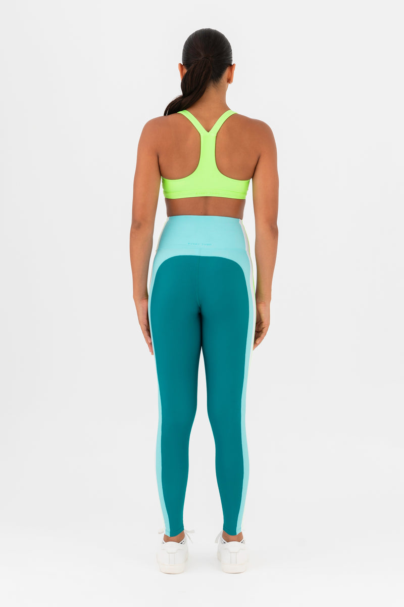 Rhythm Full Length Tight in Amazonia by Every Turn - Back Product View