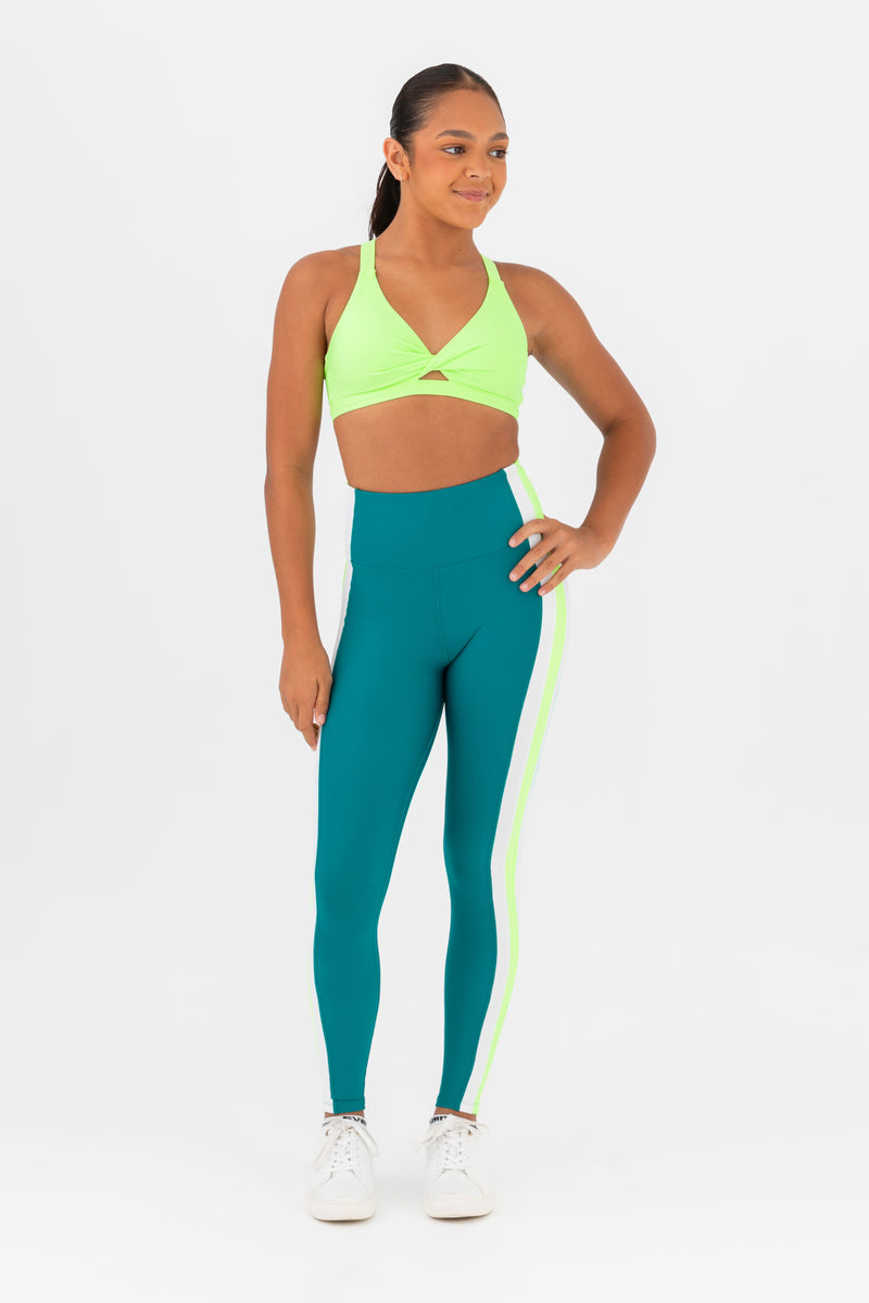Rhythm Full Length Tight in Amazonia by Every Turn - Front Product View