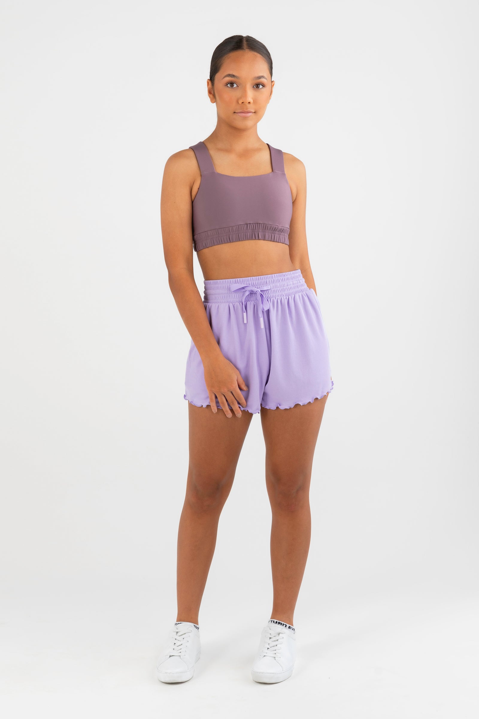 Snuggle Rib Loose-Fit Short - Lavender | Every Turn