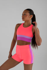 Sports Club Crop Top in Cantaloupe - Colour Highlight