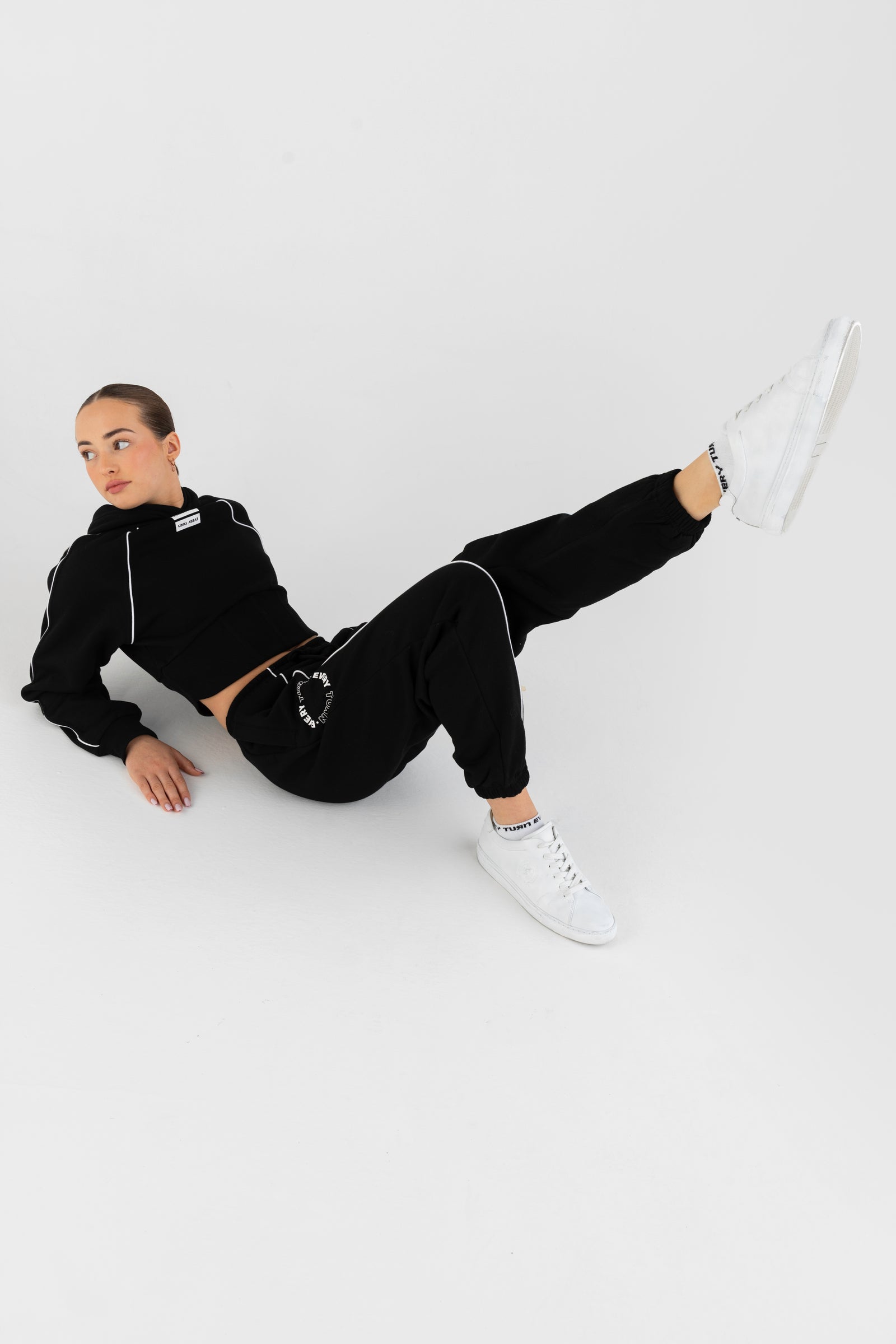 everyone ×  TRACK PANTS BLACK Squad Trackie - Black | Every Turn