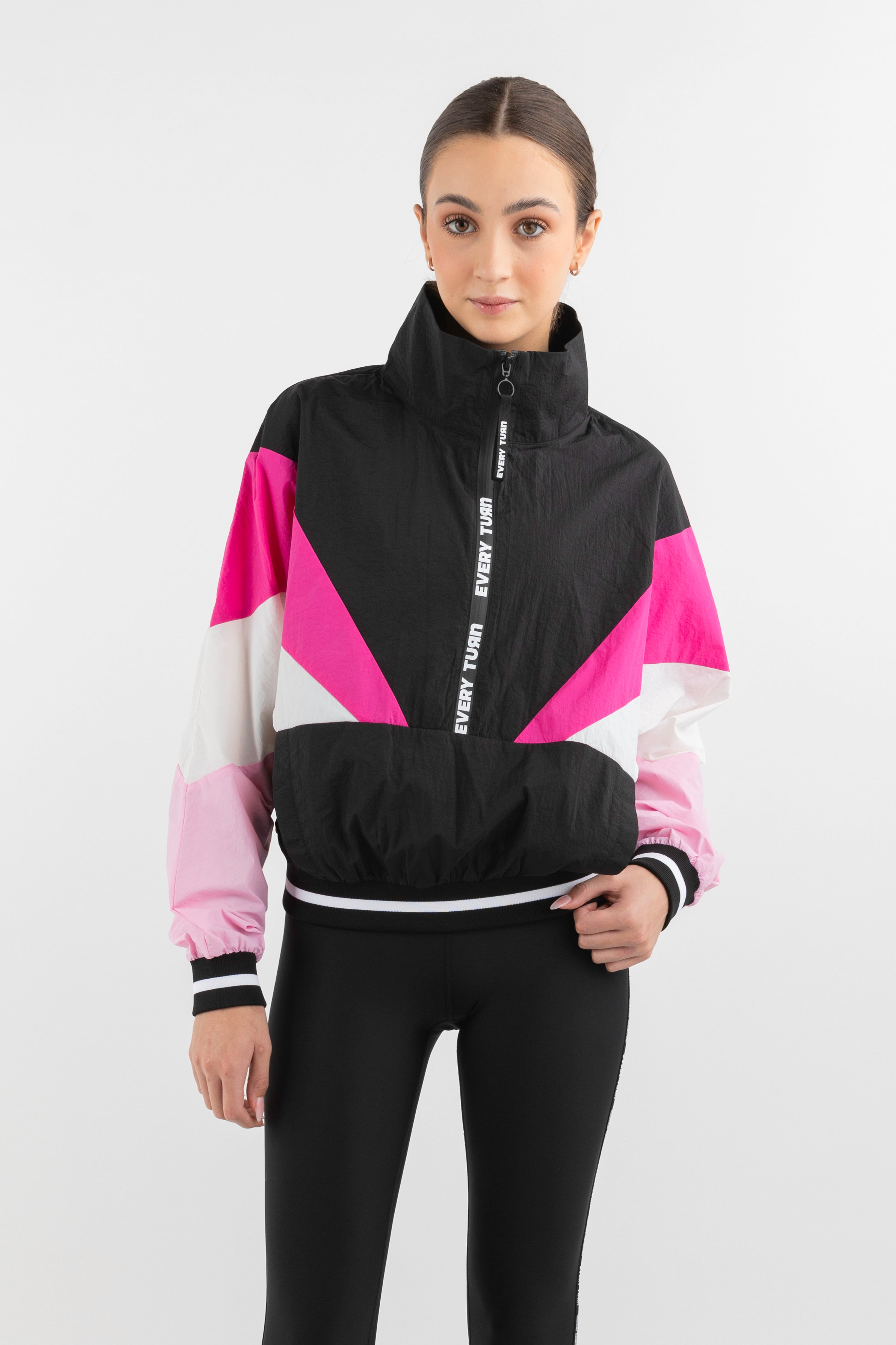 Cool Runnings Jacket | Black, Pink, White | Every Turn